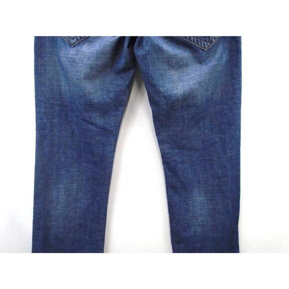 Armani Emporio Mens Jeans Size 32 (34x31) Blue Denim Relaxed Fit Straight Leg - Picture 12 of 16